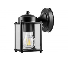 Садово-парковый светильник FERON PL200 60W 230V E27 155х105х205 мм черный 11878 