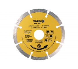 Диск алмазный сегментированный (115х22 мм) VOREL 8711 
