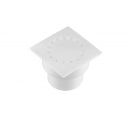 Вертикальный трап RTP с сухим затвором с поплавком белый D 110, 150х150 11381 