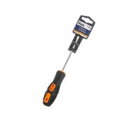 Шлицевая отвертка Park SL4 x100мм двухкомпонентная рукоятка OTV005DK 356005 