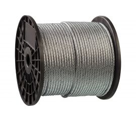 Грузоподъемный стальной трос ЗУБР Профессионал DIN 3066, d=8 мм, L=80 м 30417-08 