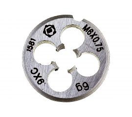 Плашка М 6 х0.75 9ХС ТМ Туламаш 57874 