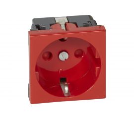 Розетка Legrand Mosaic 2К+З н.ст. с блок. 077214 