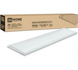 Универсальная светодиодная панель IN HOME LPU-01 50Вт ПРИЗМА 230В 6500K 4500Лм 180х1195х19мм IP40 4690612029832 