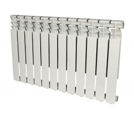 Алюминиевый радиатор ROMMER Optima 500 12 секций RAL9016 89560 
