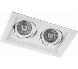 Потолочный встраиваемый светильник FERON MR16 G5.3 белый, DLT202 29771 