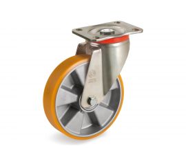 Колесо с вращающейся опорой и пластиной крепления (200 мм; 750 кг) Tellure rota 657606 