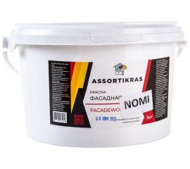 Фасадная краска ASSORTIKRAS Nomi для наружных работ, 3 кг ASCN-F-3 