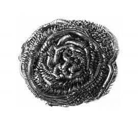 Металлическая губка для мытья посуды HomeQueen 2 шт 56540 