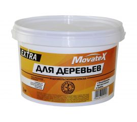 Водоэмульсионная краска Movatex EXTRA для деревьев, 3 кг Т02956 