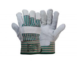 Спилковые комбинированные перчатки Fort, коровий спи��ок, арт. 0112, 10008591 