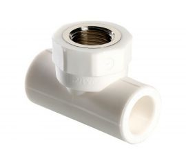 Тройник PPR с переходом на внутреннюю резьбу (32 мм х 3/4") VALTEC VTp.732.0.03205 