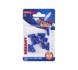 Соединительный изолирующий зажим REXANT СИЗ-2, 1,0-4,5 мм2, синий, 10 шт 06-0231-B10 