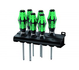 Набор отверток Wera, Kraftform Plus Lasertip с подставкой, 6 предметов, WE-105622 
