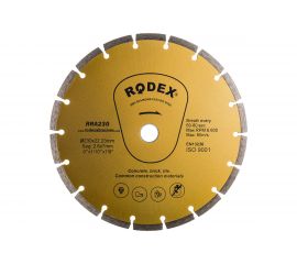 Диск алмазный отрезной Rodex стандартный 230х2.4х22.2 мм Bull RRA230 