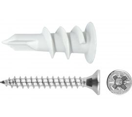 Дюбель DRIVA с шурупом Tecfi HF 15x32 4 шт 147479 