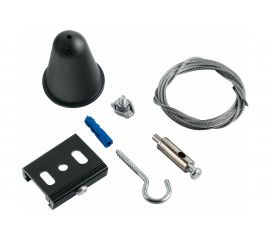 Комплект подвеса FERON PRO-0448 1,5, черный, с тросом на 1,5 м. 41099 