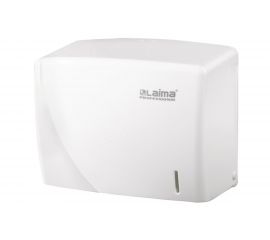 Диспенсер для полотенец ЛАЙМА PROFESSIONAL ORIGINAL, V, белый, ABS-пластик 605761 