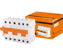 Трехпозиционный модульный переключатель TDM МП-125 3P 63А SQ0224-0046 