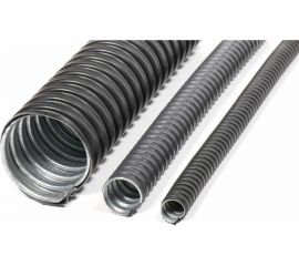 Металлорукав ЗЭТАРУС Р3-ЦП нг 18, в ПВХ изоляции, 20 метров/упаковка, чёрный DIY zeta43017 