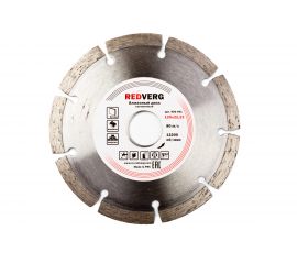 Круг алмазный сегментный по бетону и кирпичу (125х22.23 мм) REDVERG 6621276 