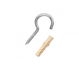 Крюк-шуруп ЕВРОПАРТНЕР Zn d6хL65 мм 2 шт. 13 3011 1 