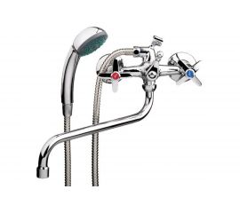 Смеситель на ванну LEDEME крест керамика L2120 65720 