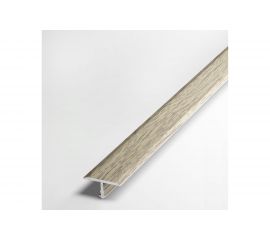 Порог т-образный алюминиевый (20 мм; 2.7 м; декоративный; дуб беленый) Лука УТ000038594 