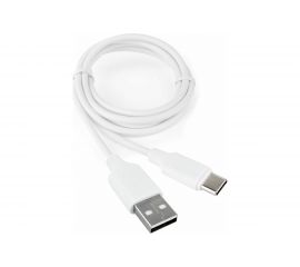 Кабель Cablexpert USB2.0, AM/Type-C, издание Classic 0.2, длина 1м, белый, блистер CCB-USB2-AMCMO2-1MW 