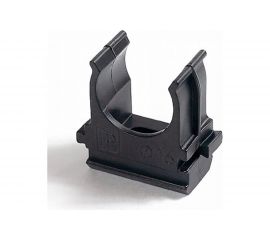 Крепеж-клипса для труб Промрукав полистирол, черная, д32, 10 шт PR13.0212 