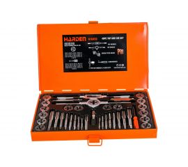 Набор метчиков и плашек HARDEN профессиональный 40 предметов 610459 