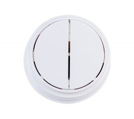 2-клавишный выключатель Bylectrica А510-2202 10А открытой установки, серия РЕТРО, белый, А510-2202 