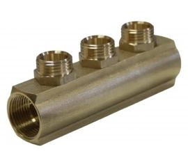 Коллектор ДТРД ВР 3/4 на 3 выхода НР 1/2 межосевое 35 мм 6105 410319 