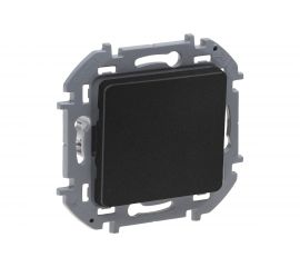 Одноклавишный выключатель Legrand - INSPIRIA - 10 AX - 250 В - антрацит 673603 