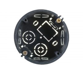 Установочная коробка ЭРА КУТ 68х40мм для твердых стен, саморезы, черная IP20 Б0051810 