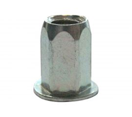 Заклепка-гайка ЦКИ М8, плоск., шестигранная, Ст. Ц, BRALO, уп. 100 шт. 64545 