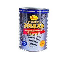 Грунт-эмаль по ржавчине 3в1 НОВБЫТХИМ коричневая 1 л 1/12 14667 