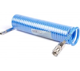 Шланг воздушный полиуретановый, спиральный 5x8 мм, 6 м KraftWell KRW-HC050806 
