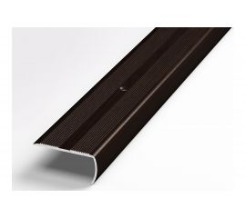 Порог угловой алюминиевый декоративный (40х20 мм, 1,8 м, Дуб венге) ЛУКА УТ000006654 