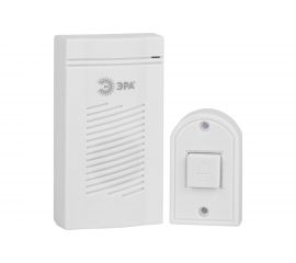 Дверной звонок ЭРА D50 проводной, белый, 1 мелодия, Б0052882 