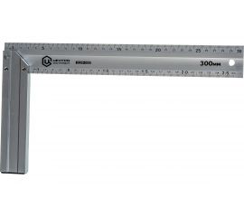 Двусторонний строительный угольник Центроинструмент алюминиевый, 300 мм 2129-300 