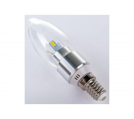 Светодиодная лампа Nord-Yada C35 3W S 220V E14 4200K (свеча прозрачная) 903644 