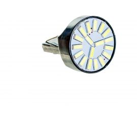 Автолампа диод SKYWAY T20 W21/5W 18 SMD диодов 2-контурная белая S08201259 