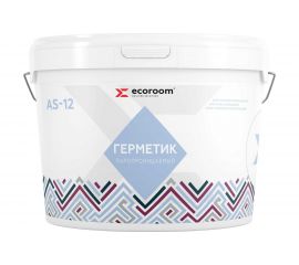 Акриловый герметик ECOROOM AS-12 (паропроницаемый; 7 кг) E-Герм-4183/7 