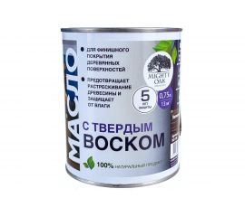 Масло с твёрдым воском Mighty Oak (палисандр; 0.75 л) MO139 