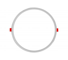 Светодиодная круглая встраиваемая панель OGM с регулировкой, 20Вт, 1500Лм, ДБ, 230х20мм. LP-11 