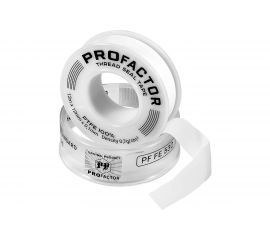 ФУМ лента PROFACTOR PF Professional белая Ф55 мм 12мм х 0,1мм х 12м PF FE 532 