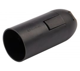 Термостойкий подвесной патрон REXANT пластиковый Е14 черный 11-8843-4 