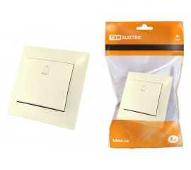 Звонковая кнопка TDM слоновая кость Лама SQ1815-0108 