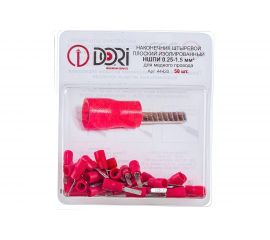 Штырьевой плоский наконечник DORI НШПИ 0,25-1,5 мм2 50 шт 44420 